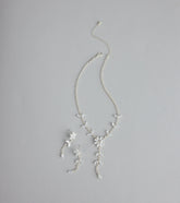 Starlet Bloom Rhinestone Necklace And Earrings Set