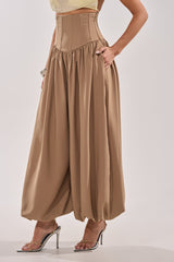 FEELING LUXE CORSETED BALLOON PANT