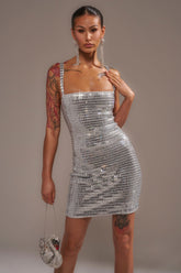 BAILEY RHINESTONE MINI DRESS