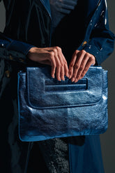 COSMIC COBALT OVERSIZED CLUTCH