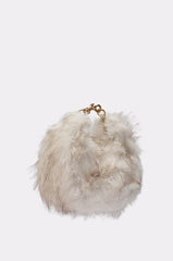 WINTER SKY FAUX FUR PURSE