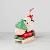 SNOOPY�?s Sledding Adventure Figurine