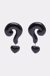 NO QUESTIONS EARRING