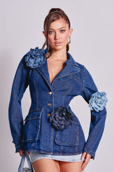 DENIM ERA BROOCH