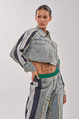 ALL AROUND THE WORLD DENIM JACKET
