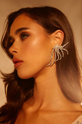 IN MY ZONE SILVER EARRING