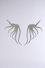 IN MY ZONE SILVER EARRING