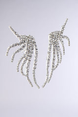 IN MY ZONE SILVER EARRING