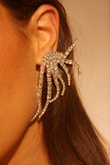 IN MY ZONE SILVER EARRING