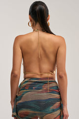 GOING IN CIRCLES METAL CHAIN TOP