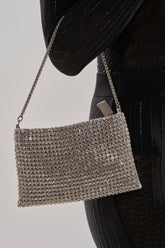 UNDER THE MISTLETOE PURSE IN SILVER