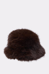 SO RICH FAUX FUR BUCKET HAT