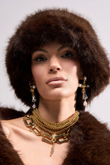 SO RICH FAUX FUR BUCKET HAT