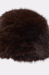 SO RICH FAUX FUR BUCKET HAT