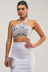 SHINE BRIGHT RHINESTONE BRALETTE