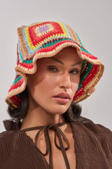 NEUTRAL VIBES CROCHET BUCKET HAT