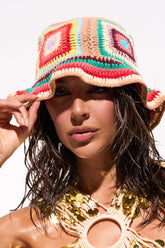 NEUTRAL VIBES CROCHET BUCKET HAT