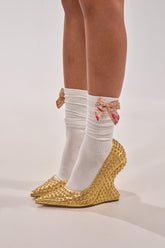 DOLLED UP BOW SOCKS