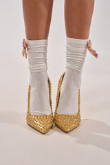 DOLLED UP BOW SOCKS