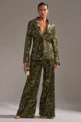 AURORA SEQUIN VELVET TROUSER