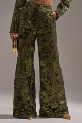 AURORA SEQUIN VELVET TROUSER
