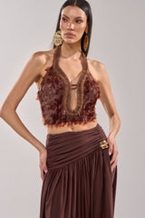 ISLAND GIRL SEQUIN BLOUSE
