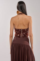 ISLAND GIRL SEQUIN BLOUSE