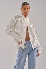 DIAMONDS FOREVER BUTTON DOWN