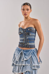NAME YOUR GAME ZIPPER CORSET