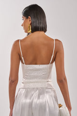 IRIS SATIN CORSET