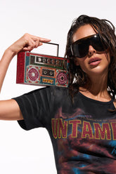 TURN ME UP BLING BOOMBOX PURSE