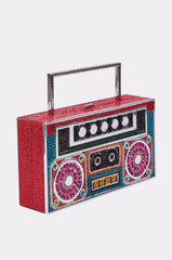TURN ME UP BLING BOOMBOX PURSE