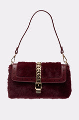 LOUIS FAUX FUR PURSE