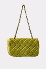 NIKKI VELVET QUILTED PURSE