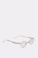 PIERCED VIBES CLEAR GLASSES