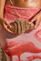 THIS IS MY SHELL BLING CLUTCH