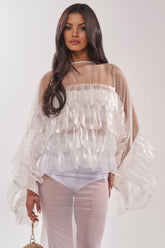 RUFFLE CITY BLOUSE