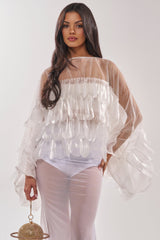 RUFFLE CITY BLOUSE