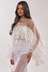 RUFFLE CITY BLOUSE