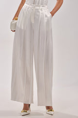IRIS SATIN PLEATED PANT