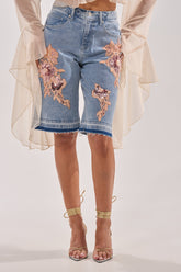 TRY ME DENIM BERMUDA SHORT