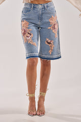 TRY ME DENIM BERMUDA SHORT