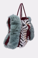 HAVE IT ALL FAUX FUR TOTE