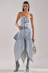 NO ONE LIKE ME DENIM ROMPER