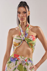 INTO THE GARDEN FLORAL BLOUSE