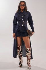 CITY NIGHTS DENIM BUTTON DOWN