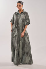 SHE'S RICH OVERSIZED JUMPSUIT IN SNAKE