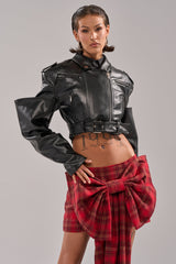 STACK IT UP CROPPED MOTO