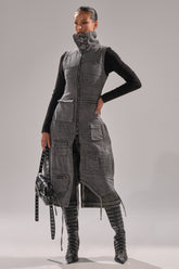 KEEP YOU WAITING DENIM VEST