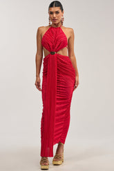 TOO CUTE TO ARGUE SLINKY MAXI DRESS